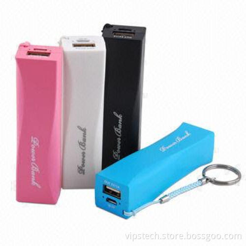 Power Banks with ABS Case, Mini Size, 3,000mAh Capacity